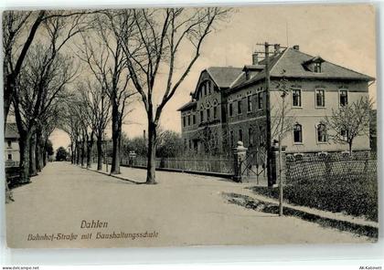 04774 O7262 Dahlen , Sachs 1909 - Bahnhofstraße Haushaltungsschule - 51827961
