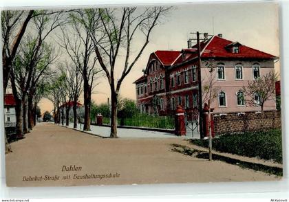 04774 O7262 Dahlen , Sachs - Bahnhofstrasse Haushaltungsschule - 51830114