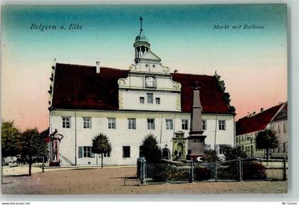 04874 O7293 Belgern b Torgau - Markt mit Rathaus - 11080420