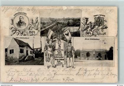 06347 O4272 Gerbstedt 1904 Gebrauchsspuren Schützenkönig R. Endlich Alte... - 13603439