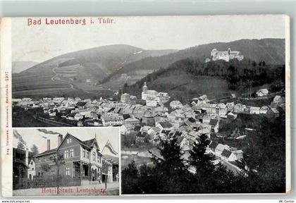 07338 O6804 Leutenberg , Thür 1909 - Hotel Stadt Leutenberg - 13945719