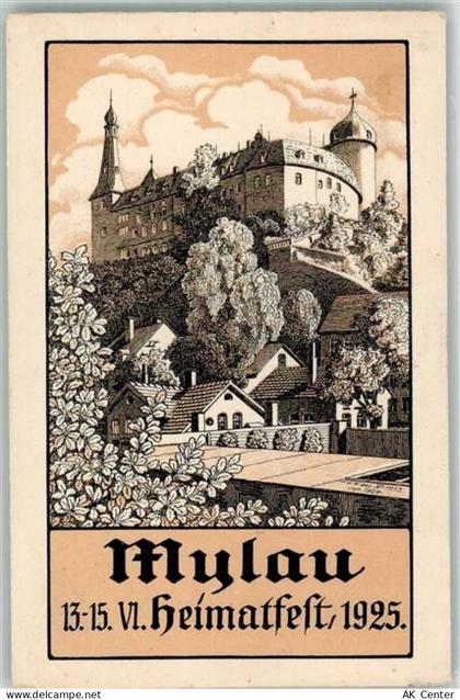 08499 O9803 Mylau 1925 - Heimatfest 1925 Burg Mylau - 13645324