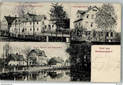 09235 O9135 Burkhardtsdorf - Gasthaus zum Deutschen Haus Konsumgebäude I... - 13655045