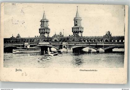 10115 O1020 Friedrichshain 1902 Foto AK Oberbaumbrücke - 38091970