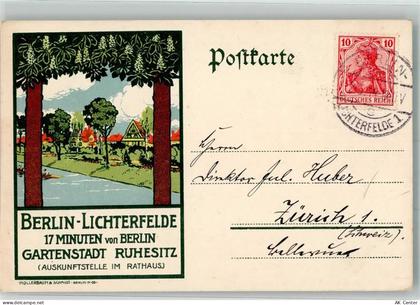 10115 W1000 Lichterfelde 1914 - Berlin-Lichterfelde Postkarte - 13652568