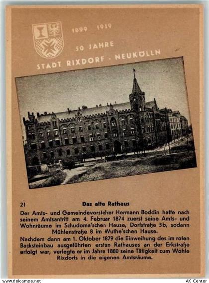 10115 W1000 Rixdorf - Altes Rathaus Chronik - 10632227