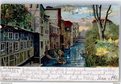 10115 W1000 Spandau 1901 Künstlerkarte Alt-Spandau - 51530341