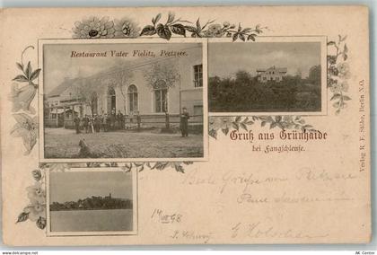 15537 O1252 Grünheide , Mark 1898 - Gasthaus Vater Fielitz Peetzsee - 13543917