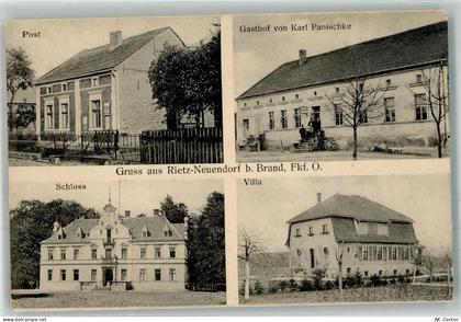15848 O1231 Rietz-Neuendorf - Post Schloß Villa Gasthaus Panischke - 13649695