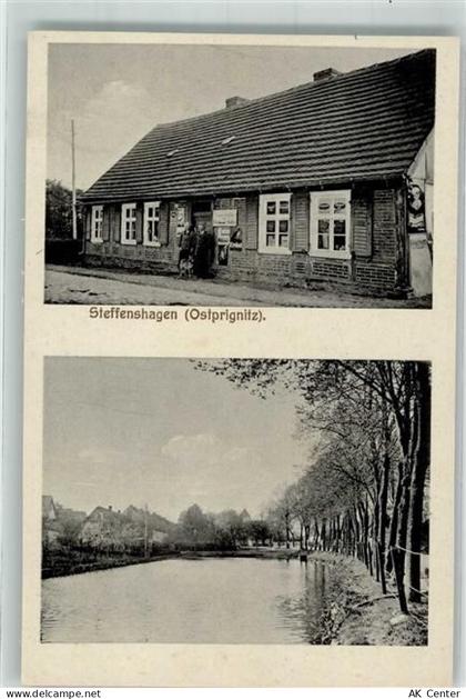 16928 O1921 Steffenshagen b Pritzwalk - Gasthaus Emailleschilder - 13632187