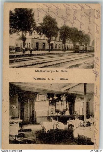 19230 O2821 Hagenow Heide 1919 - Bahnhof Wartesaal I. u. II. Klasse - 13643857