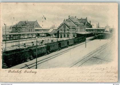 20095 W2000 Harburg 1900 - Bahnhof Harburg Bahnsteige Winter - 13639652