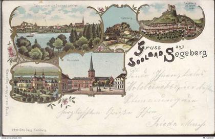 23795 W2360 Bad Segeberg 1898 - Bad Segeberg: Gruß aus, Marktplatz, Kalk... - 20001723