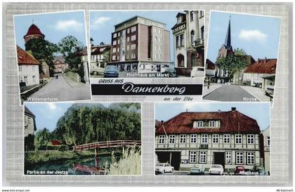 29451 W3138 Dannenberg (Elbe) - Waldemarturm Kirche Rathaus Hochhaus Mar... - 51659953