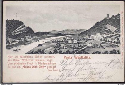 32457 W4952 Porta Westfalica - Porta Westfalica, Ansicht nach einem Stic... - 20022547