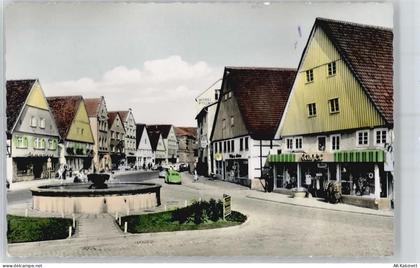 32839 W4939 Steinheim , Westf - Straßenansicht, Brunnen, Geschäft - 51068301