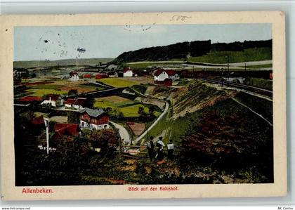 33184 W4791 Altenbeken 1916 - Blick zum Bahnhof AK Stempelflecken - 13047746