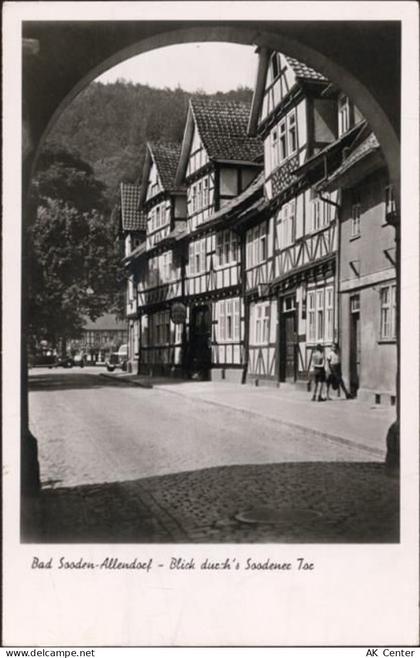 37242 W3437 Bad Sooden-Allendorf 1956 - Bad Sooden-Allendorf, Blick durc... - 20025971