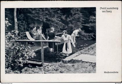37431 W3422 Bad Lauterberg um 1939 - Bad Lauterberg, Wassertretstelle / ... - 20040736