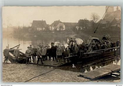 37603 W3450 Holzminden Foto AK Fährüberfahrt der Weser bei Holzminden - 13666078