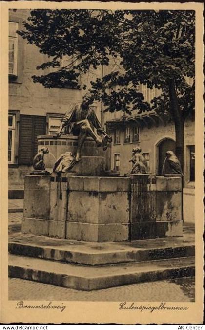 38100 W3300 Braunschweig 1936 - Braunschweig, Eulenspiegelbrunnen.,Oskar... - 20046233