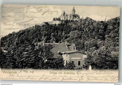 38855 O3700 Wernigerode 1904 - Schloß Wernigerode Verlag Lederbogen - 38139012