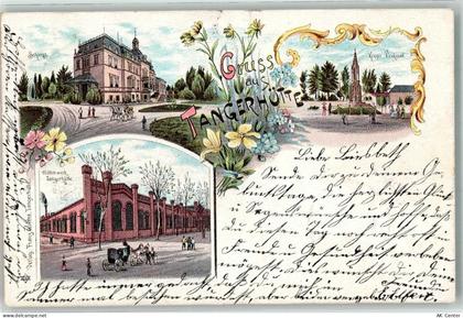 39517 O3510 Tangerhütte 1899 Lithographie Hüttenwerk Schloss Kriegerdenk... - 13635555