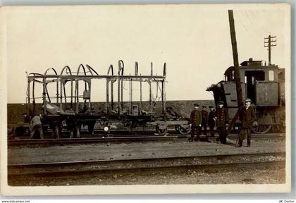 44623 W4690 Herne , Westf 1925 Foto AK Bahnunglück 1925 in/bei Herne - 13645377