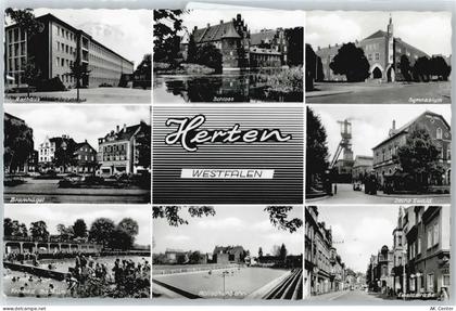 45699 W4352 Herten , Westf - Gymnasium , Rollschuhbahn , Zeche Ewald - 50357861