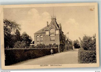 47608 W4170 Geldern 1919 Foto AK Schützenhaus - 13519697