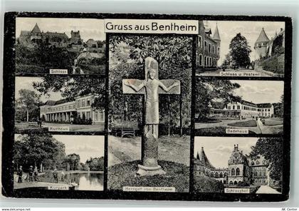 48455 W4444 Bad Bentheim Gebrauchsspuren Schloß Bentheim Kurhaus Herrgot... - 10461739