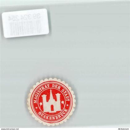 49610 W4570 Quakenbrück Siegelmarke Magistrat der Stadt Quakenbrück - 39324254
