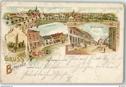 51399 W5093 Burscheid , Rheinl 1901 Gebrauchsspuren Marktplatz Kriegerde... - 13606656