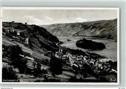 55422 W6533 Bacharach - Blick auf Bacharach Gesamtansicht - 10140642