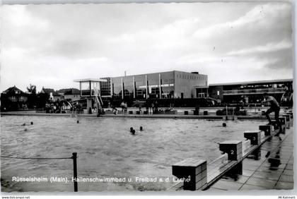 65428 W6090 Rüsselsheim - Hallenschwimmbad u. Freibad a.d. Lache - 51627540