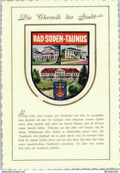 65812 W6232 Bad Soden - Bad Soden (6232) Leporello, Chronik der Stadt I... - 55087205