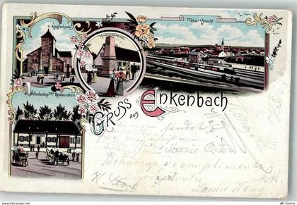 67677 W6753 Enkenbach-Alsenborn 1897 Lithographie Klosterkirche Gasthaus... - 13654025