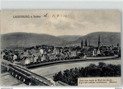 68526 W6802 Ladenburg - 1912 Neckarbrücke Eisenbahn - 52092021