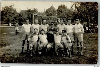 68526 W6802 Ladenburg Foto AK Fußballtor Fussballmanschaft Ort lt. Fotog... - 13630082