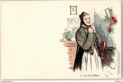 70771 W7022 Stadt Filderstadt - Tracht Von den Fildern Ort handschriftli... - 52249375