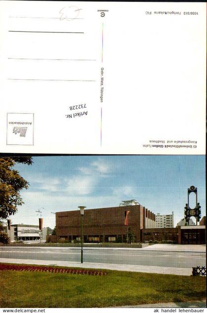 732228 Gießen Lahn Kongresshalle und Stadthaus LK Gießen
