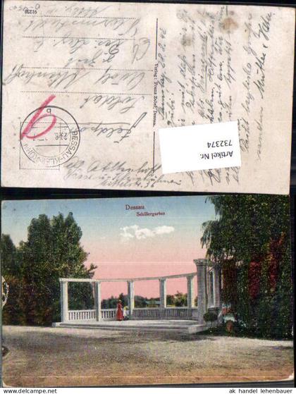 732374 Dessau Schillergarten LK Dessau-Roßlau