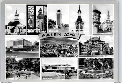 73430 W7080 Aalen , Württ - Kriegerdenkmal , Hallenbad - 51137809