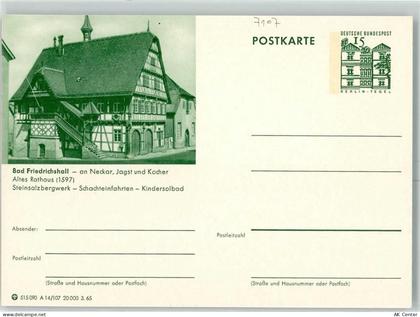 74177 W7107 Bad Friedrichshall - Altes Rathaus 1597 Postkarte - 10347878