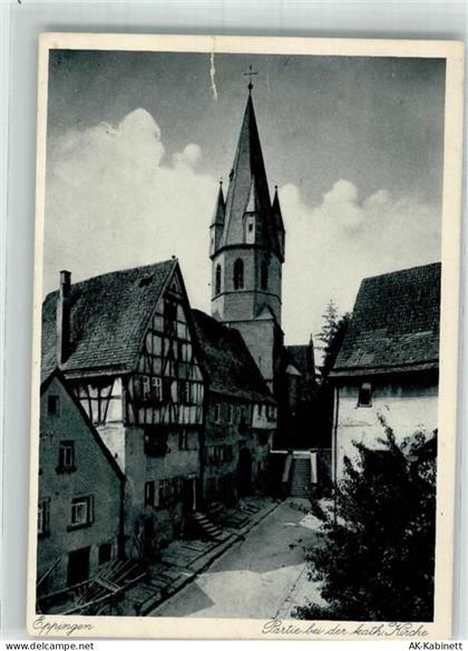 75031 W7519 Eppingen Gebrauchsspuren Kath. Kirche Einriss - 39919042