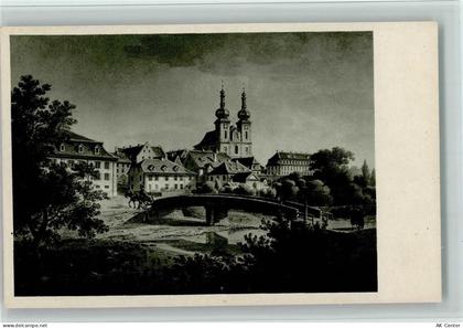 78166 W7710 Donaueschingen Künstlerkarte Blick nach Donaueschingen Handz... - 10558139
