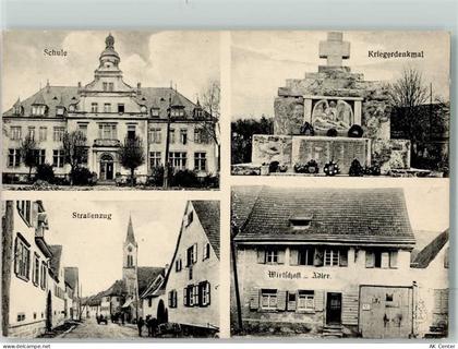 79268 W7805 Bötzingen - Schule Kriegerdenkmal Gasthaus Zum Adler Rudolf ... - 13618308
