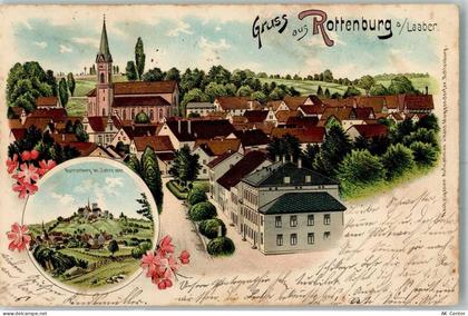 84056 W8303 Rottenburg a d Laaber 1899 Lithographie Rottenburg anno 1600... - 13543179