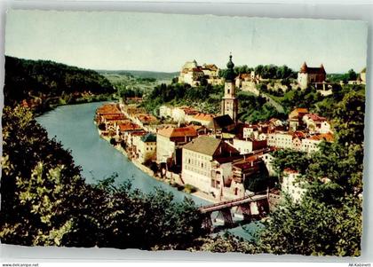 84489 W8263 Burghausen , Salzach 1957 Foto AK Burg Bahnpost Burghausen- ... - 39607337