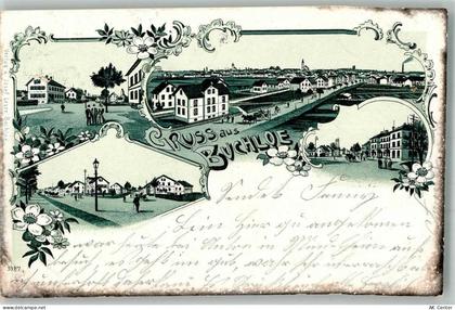 86807 W8938 Buchloe 1902 Lithographie Buchloer Straßen - 13547976
